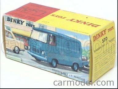 Dinky Toys 570 - Fourgon Peugeot J7 Allo Fret - Modèle Miniature Atlas - Neuf - Collection