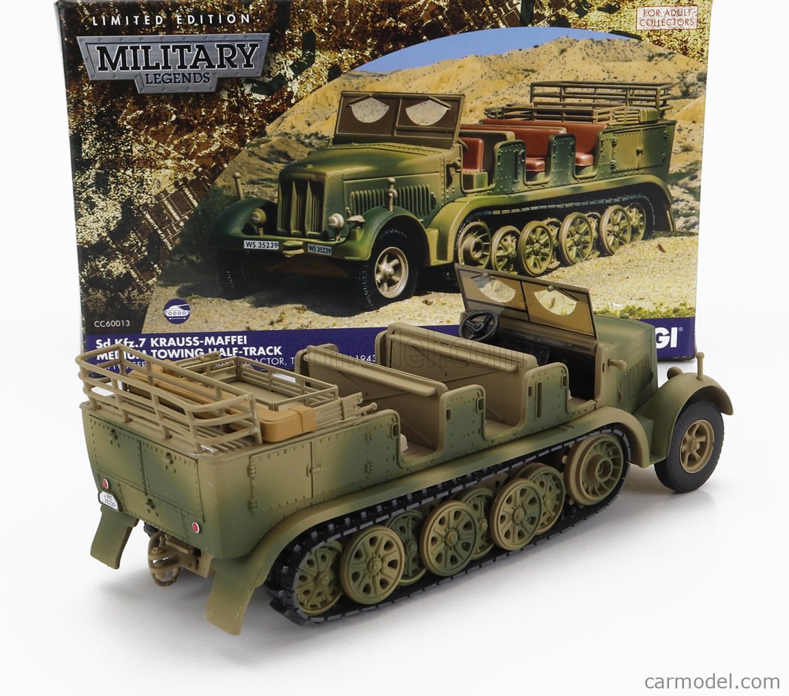 CORGI CC60013 Scale 1/50 | TANK HALF TRUCK KRAUSS-MAFFEI CINGOLATO 1942 ...