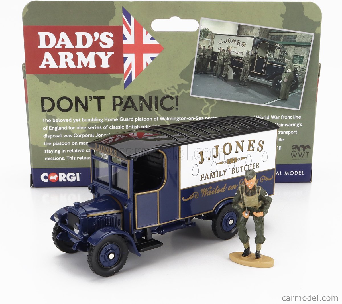 CORGI CC09003 Scale 1/36 | THORNYCROFT VAN WITH MILITARY FIGURE MR 