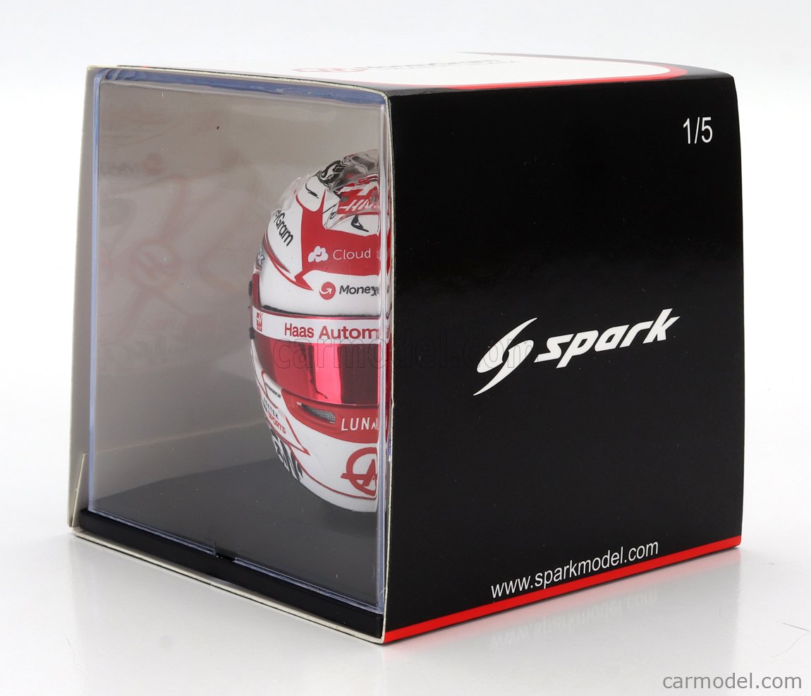 Casque F1 Bell Spark 1:5 #20 Singapore GP 2023 Kevin Magnussen - Modèle Neuf 5HF132