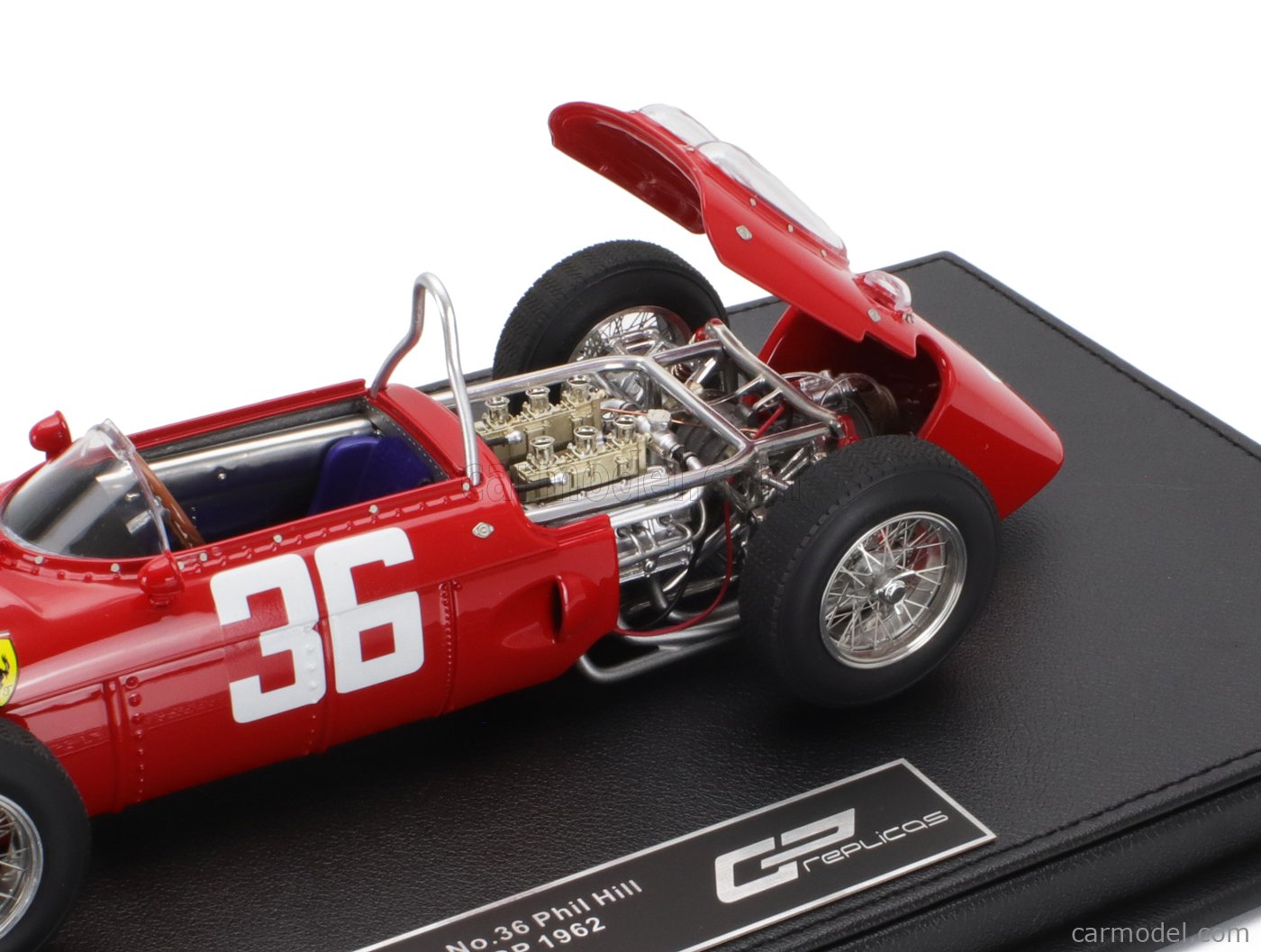 ミニカー　1/18 156 ディノ 1961 モナコGP 2nd R.ギンサー エンジンフード脱着可能 #36 「GP REPLICASシリーズ」 [GRP087C] 駿河屋 - 【買取】1/18 156 ディノ 1961 モナコGP 2nd R