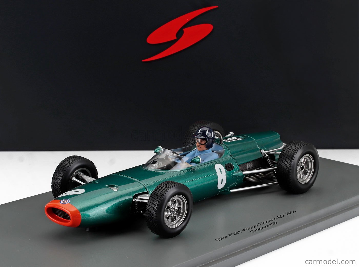 SPARK-MODEL 18S713 Масштаб 1/18 | BRM F1 P261 N 8 WINNER MONACO GP