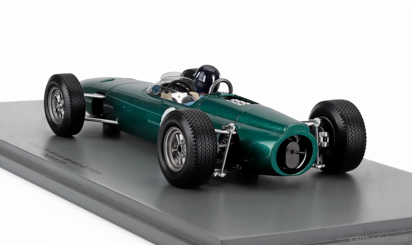 Modèle Réduit 1:18 BRM F1 P261 #8 - Vainqueur Monaco GP 1964 - Graham Hill - Spark