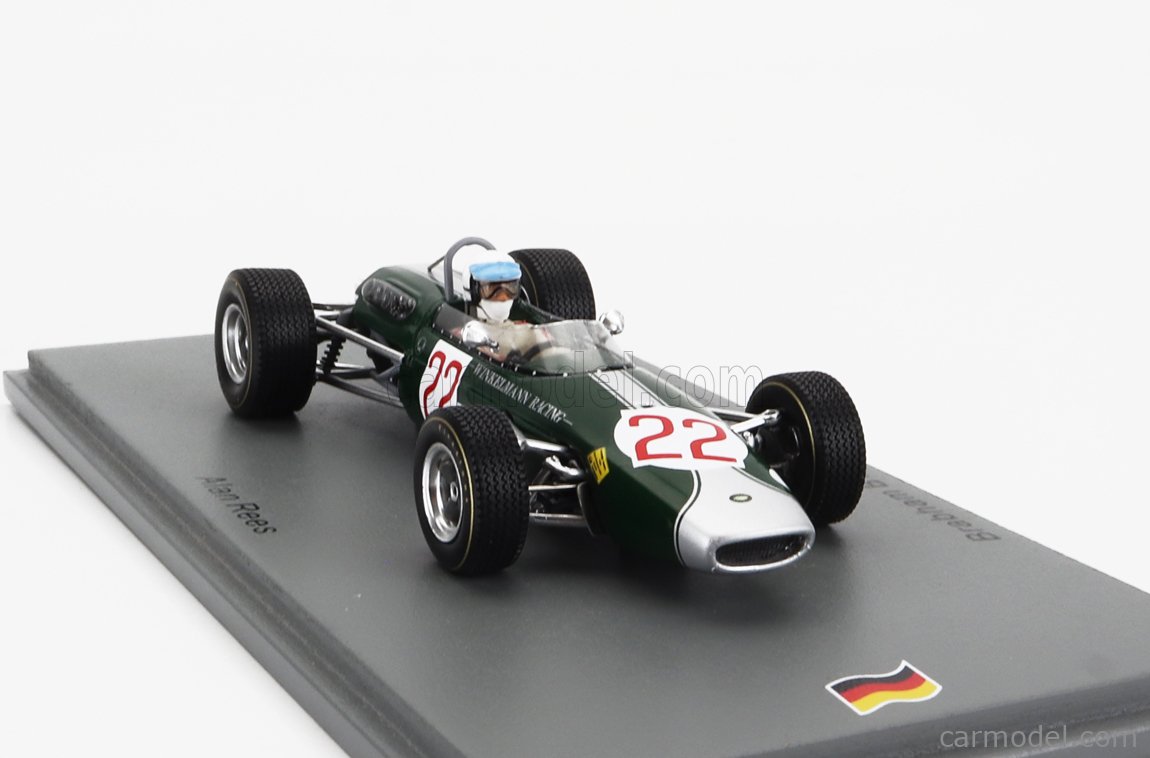 SPARK-MODEL SG715 Scale 1/43 | BRABHAM F2 BT23 N 22 2nd GERMAN GP 1967 ...