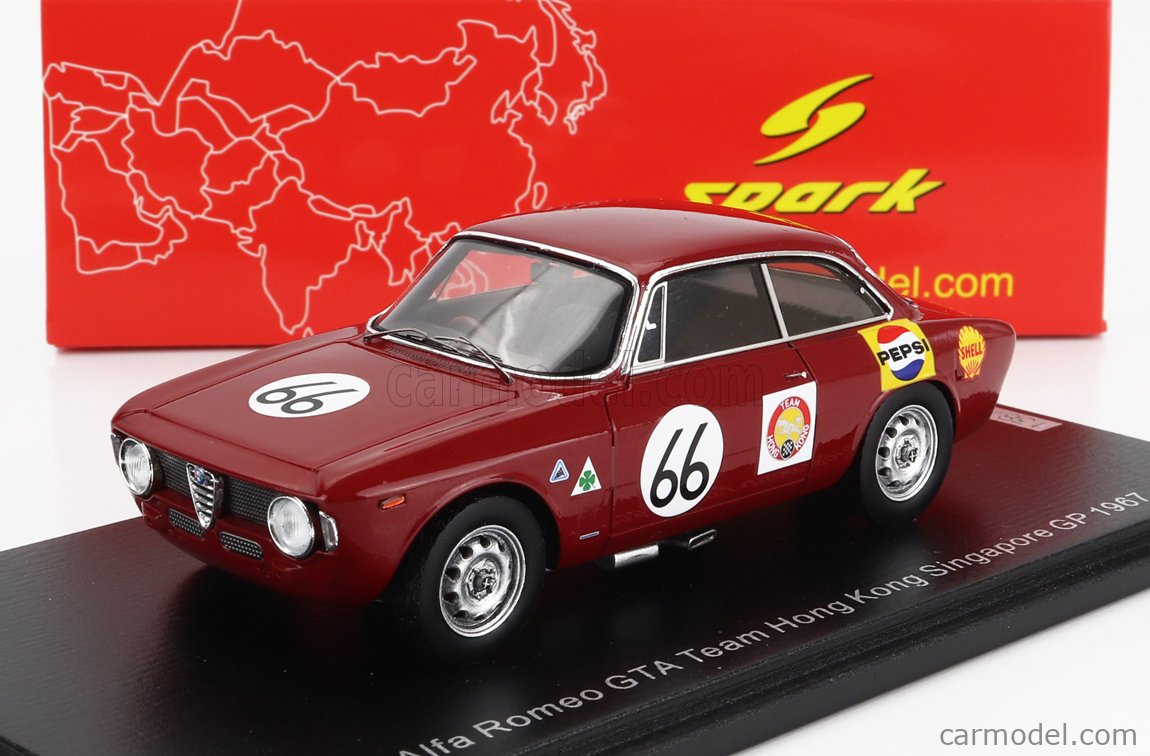 Spark 1/43 Alfa Romeo 156 GTA #1 – Michael Schumacher 2004 – Miniature F1