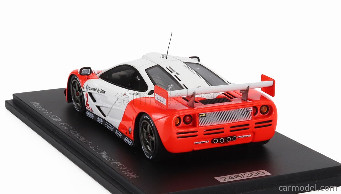 1/43 McLaren F1 GTR BPR Zhuhai GP タバコ仕様 McLaren F1 GTR 1996 BPR Zhuhai GP @PALMA - Kabane Garage