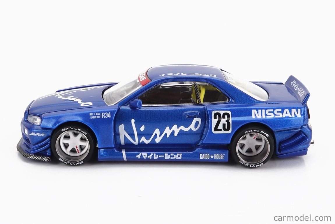 Miniature Nissan GT-R R35 LBWK – TrueScale 1/43 – Noir Mat – TSMV0013 – NEUF