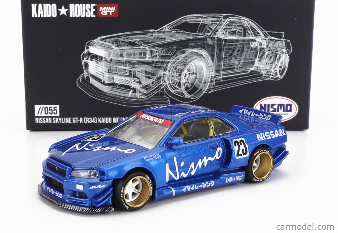 Kaido GT Nissan Skyline R34 GT-R, bayside blue