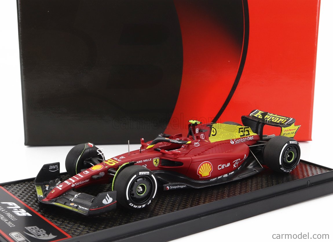 BBR-MODELS BBRC277B Scale 1/43 | FERRARI F1-75 SCUDERIA FERRARI N 55 ...