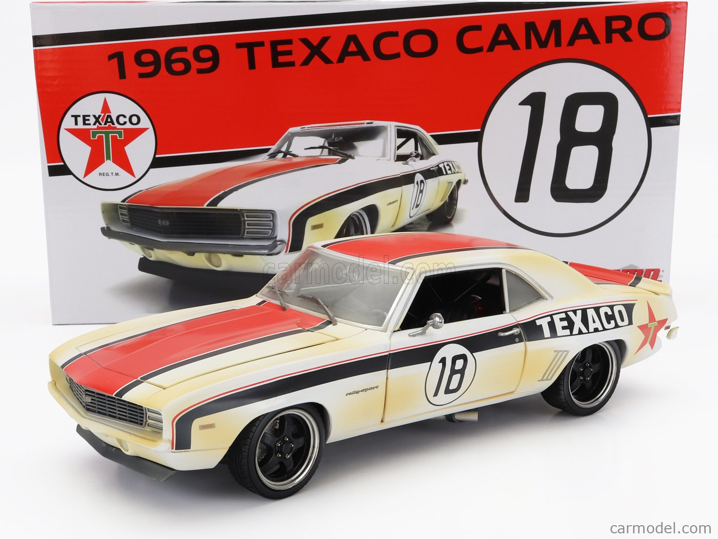 GMP 18986 Scale 1/18 | CHEVROLET CAMARO RS COUPE N 18 TEXACO