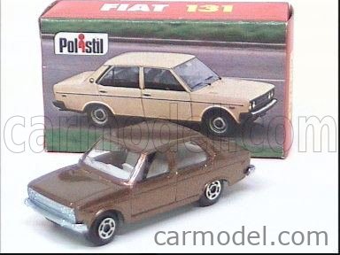 Fiat 131 Polistil 1/43 Verte Métal – Miniature Collection Boîte D'Origine