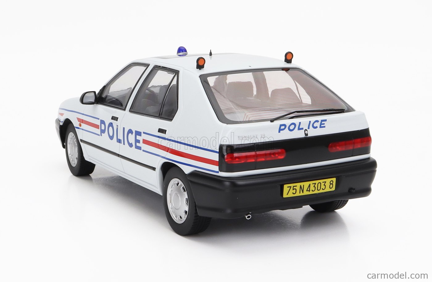 Renault 19 Police 1994 – Miniature Triple 9 échelle 1/18, Prévente