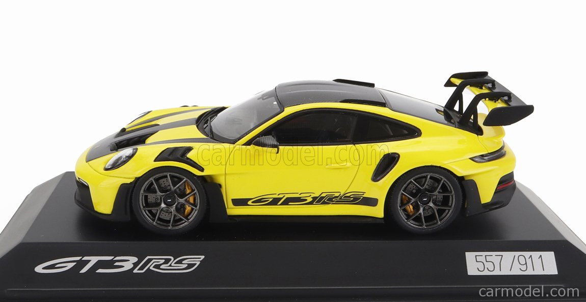 完成品 GT3 911 ポルシェ 1/43 スパーク RS イエロー 991.2 ミニカー