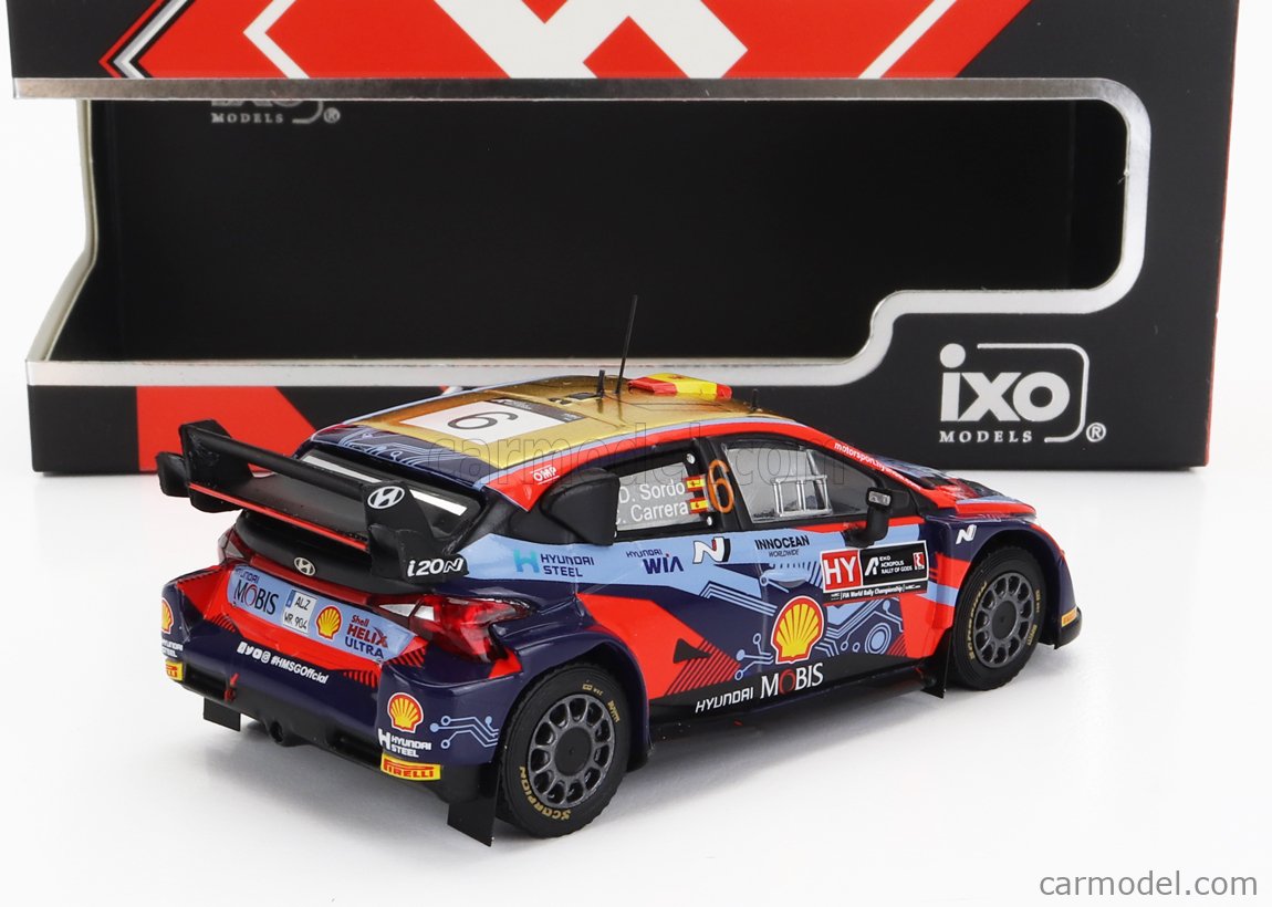 2022 Hyundai i20 N Rally1 Nº6 Sordo/Carrera Rally Acropolis 1:43