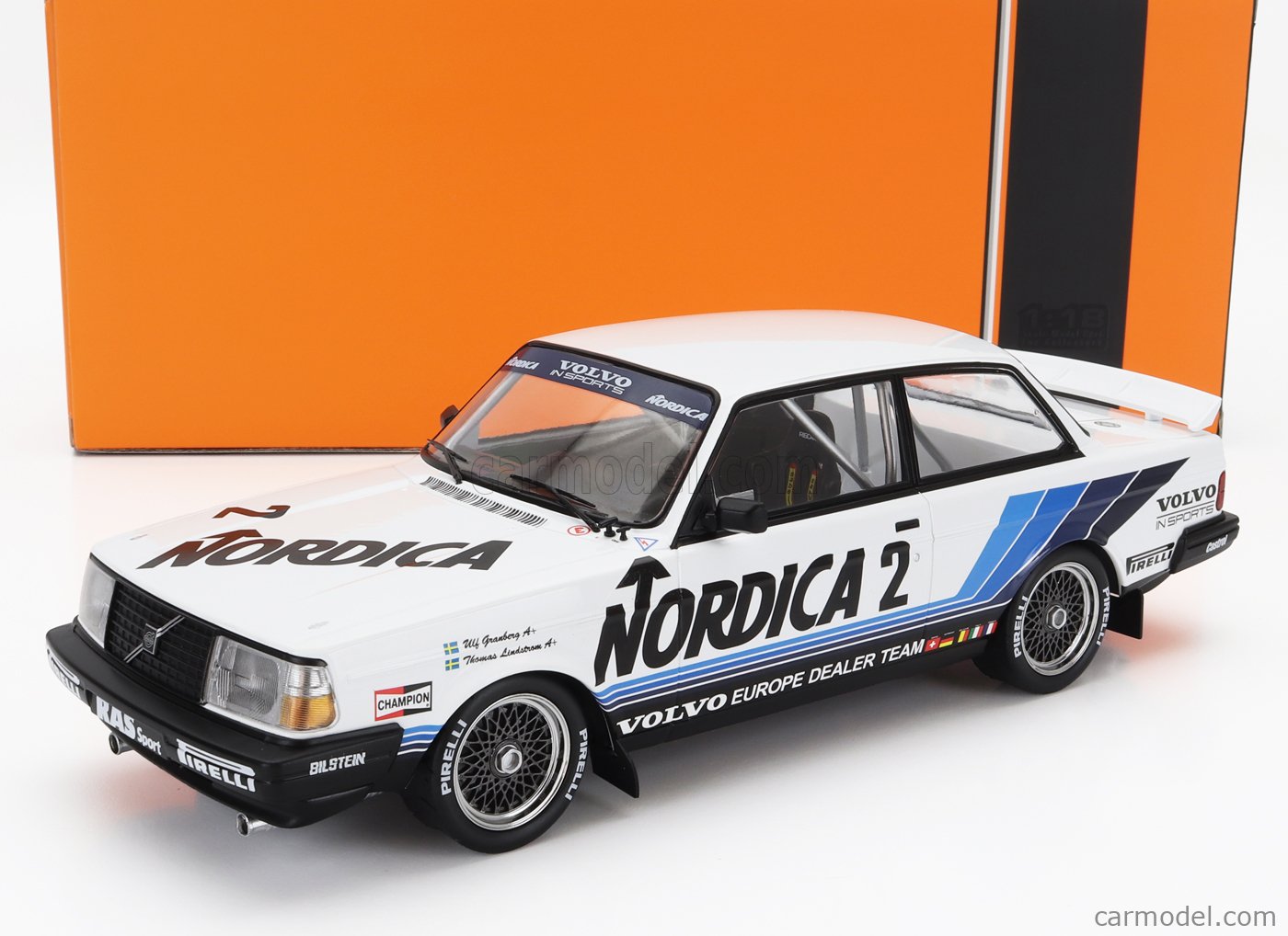 イクソ 1/18 ボルボ 240 #24 DRM ニュルブルクリンク 1985 IXO 1/18 - VOLVO 240 Turbo - Nurburgring 1985 - Five Diecast