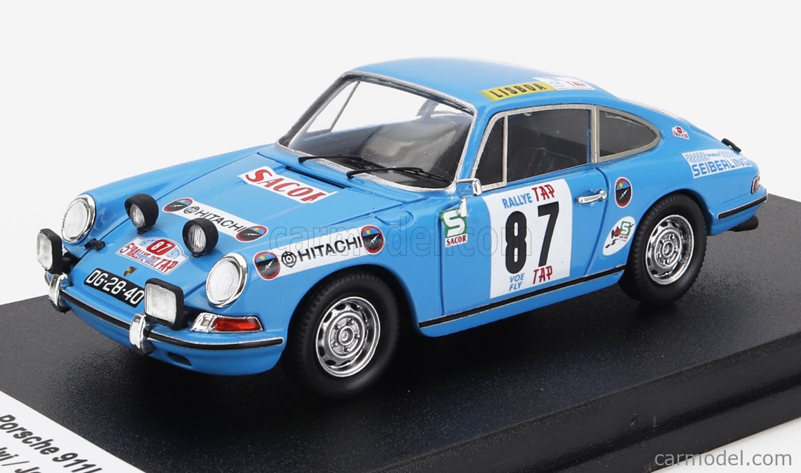 Trofeu Porsche 911 TAP Portugal 1971 N°87 - 1/43 Résine - Prévente