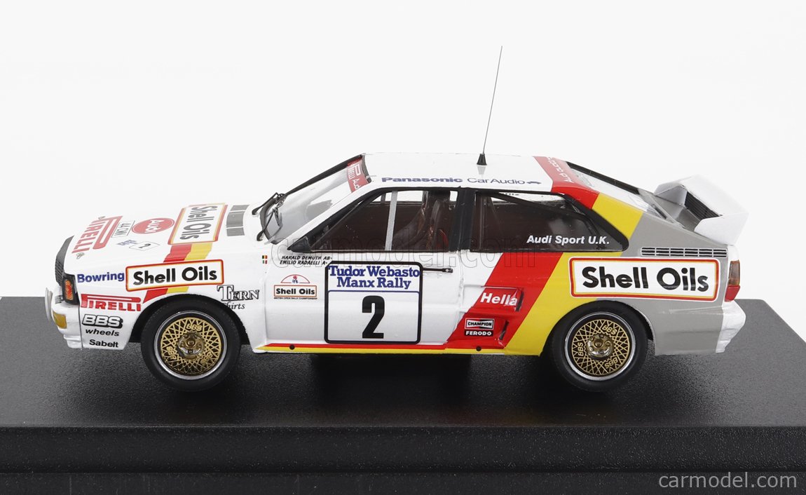 1:43 TROFEU Audi Quattro Sport #2 Manx Isle Of Man Rally 1985