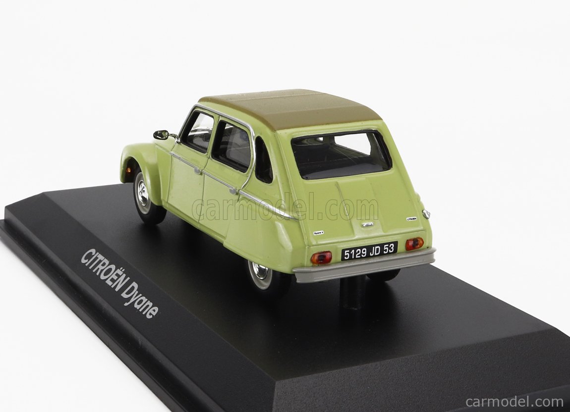 LK122 NOREV 153711 1/43 1:43 Voiture Citroen Dyane vert amande