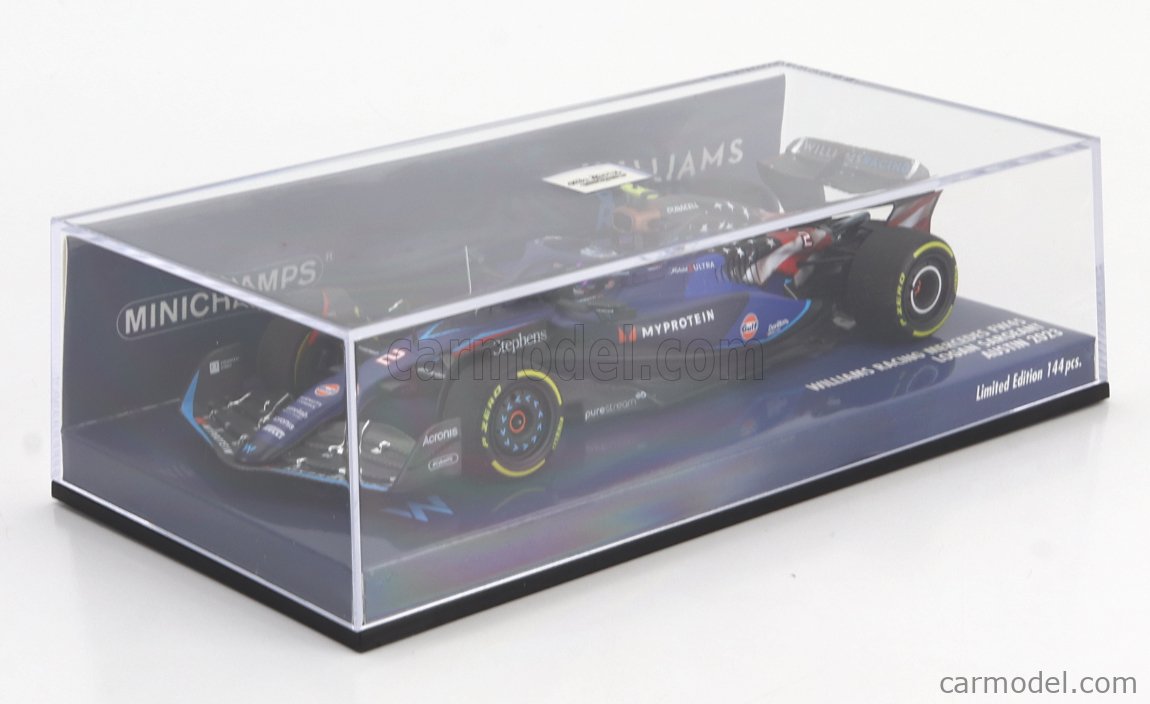 Minichamps Williams F1 FW44 #45 9th Italian GP 2022 - Nyck de Vries 1/43 Scale e