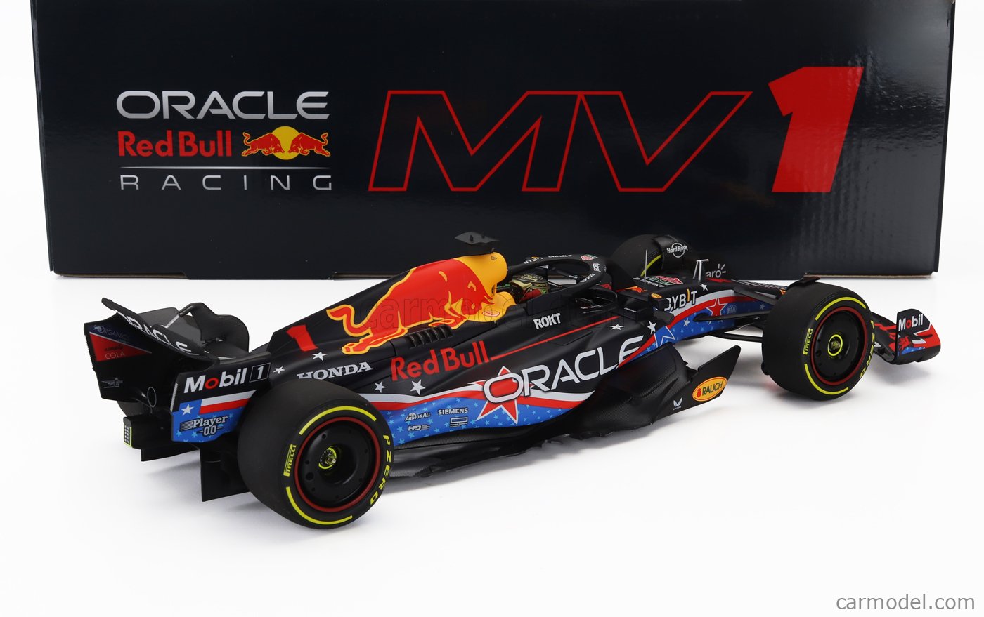 MINICHAMPS Red Bull Racing F1カー 1/18 Minichamps 1:18 M. Verstappen Red Bull RB19 #1 Winner Miami