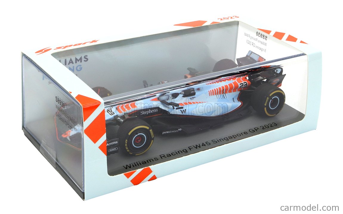 Spark S8936 WILLIAMS F1 FW45 N°23 Williams Racing GP Las Vegas 2023 1/43