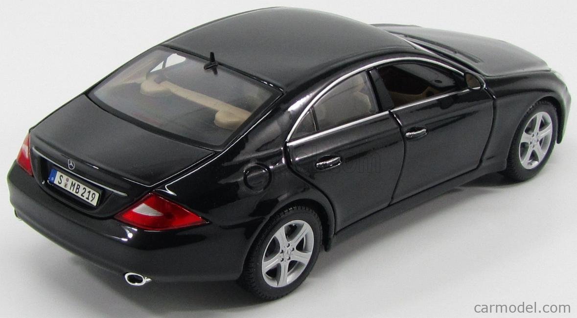 MAISTO 36696BK Scale 1/18 | MERCEDES BENZ CLS-CLASS 2004 BLACK