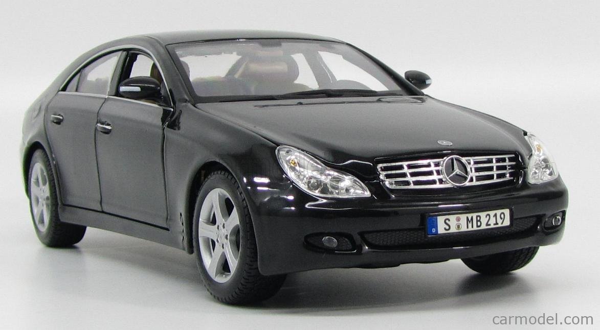 MAISTO 36696BK Scale 1/18 | MERCEDES BENZ CLS-CLASS 2004 BLACK