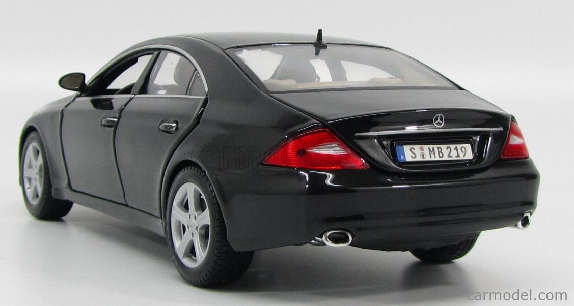 MAISTO 36696BK Scale 1/18 | MERCEDES BENZ CLS-CLASS 2004 BLACK