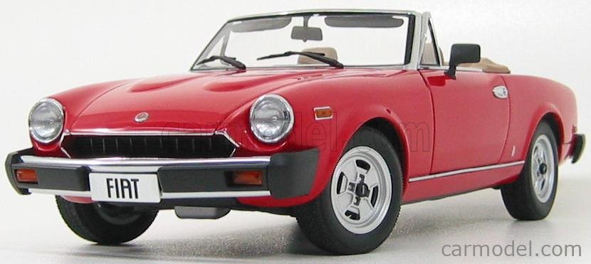 FIAT 124 SPIDER 1:18 スケールモデル AUTOART 72611 Scale 1/18 | FIAT 124 SPIDER 1985 BLACK