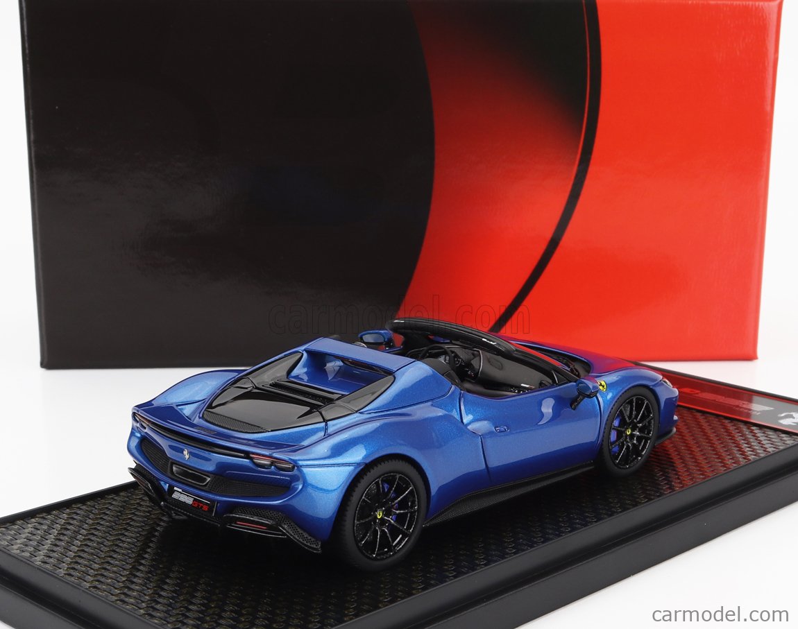 BBR Models Ferrari 296 GTB Blu Corsa 1/64 – Diecast Car, 2024 Release
