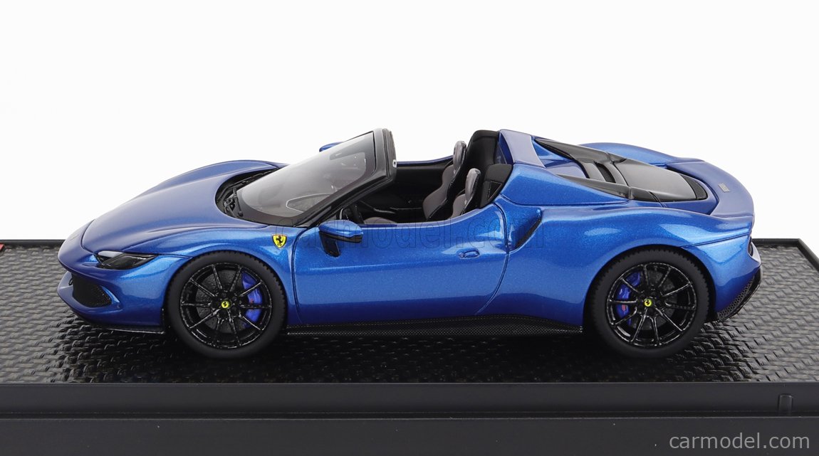 BBR-MODELS BBRC268A Scale 1/43 | FERRARI 296 GTS SPIDER 2022 BLU CORSA -  BLUE MET