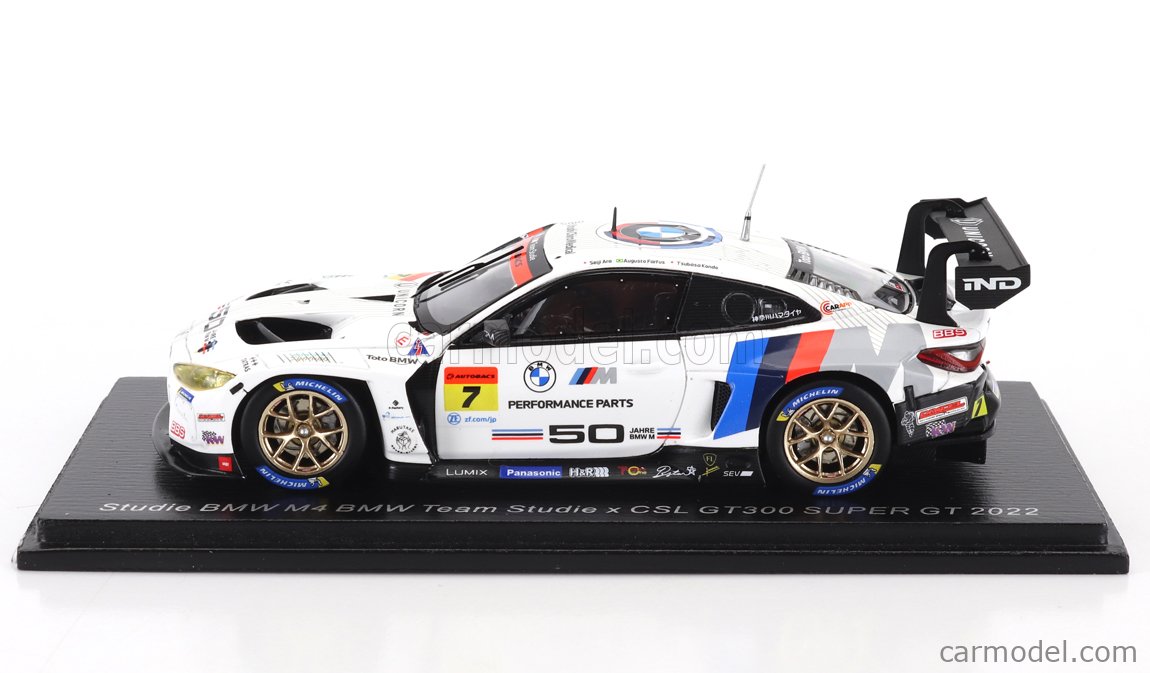 【Spark 1/43】 Studie BMW SUPERGT 2022 #7 SPARK-MODEL SGT048 Scale 1/43 | BMW 4-SERIES M4 TEAM STUDIE
