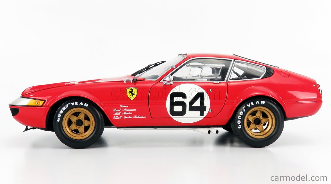 KYOSHO 08163A Scale 1/18 | FERRARI 365 GTB/4 TEAM FERRARI
