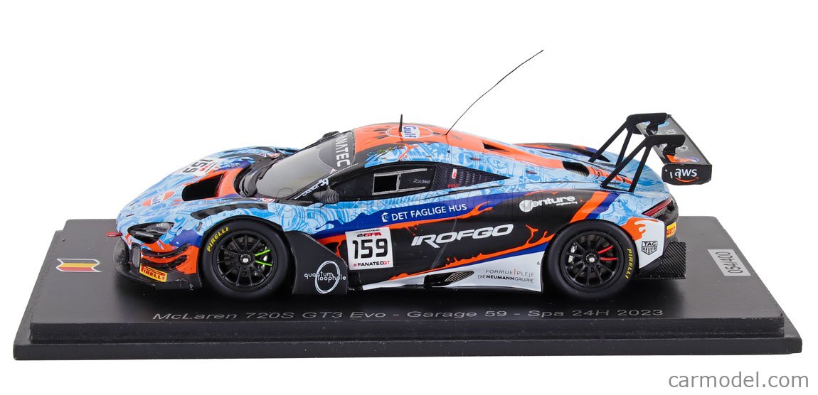 SPARK-MODEL SB735 Scale 1/43 | McLAREN 720S GT3 EVO TEAM GARAGE59
