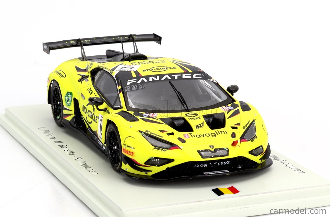 ミニカー　1/43 Lamborghini Huracan GT3 EVO 2 #19 Iron Lynx 24H Spa 2023 L. Pulcini - M. Beretta - R. Ineichen [SB731] LAMBORGHINI Huracan GT3 EVO 2 #19 Iron Lynx 24h SPA 2023 L