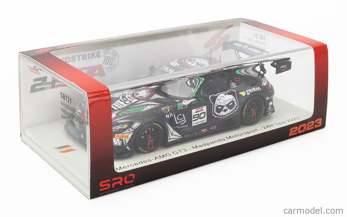 Modèle Réduit Mercedes AMG 24h De Spa 2023 N°90 - Spark 1/43 - Édition Limitée 300 Pièces