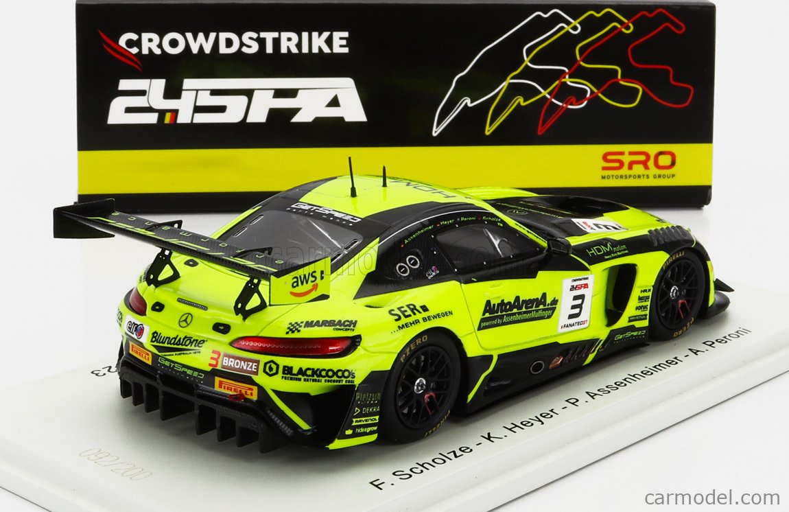 SPARK-MODEL SB718 Scale 1/43 | MERCEDES BENZ AMG GT3 TEAM