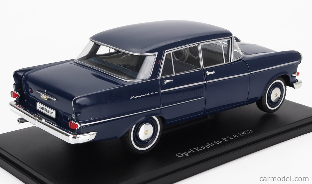 EDICOLA AB24P035 Scale 1/24 | OPEL KAPITAN P 2.6 1959 BLUE