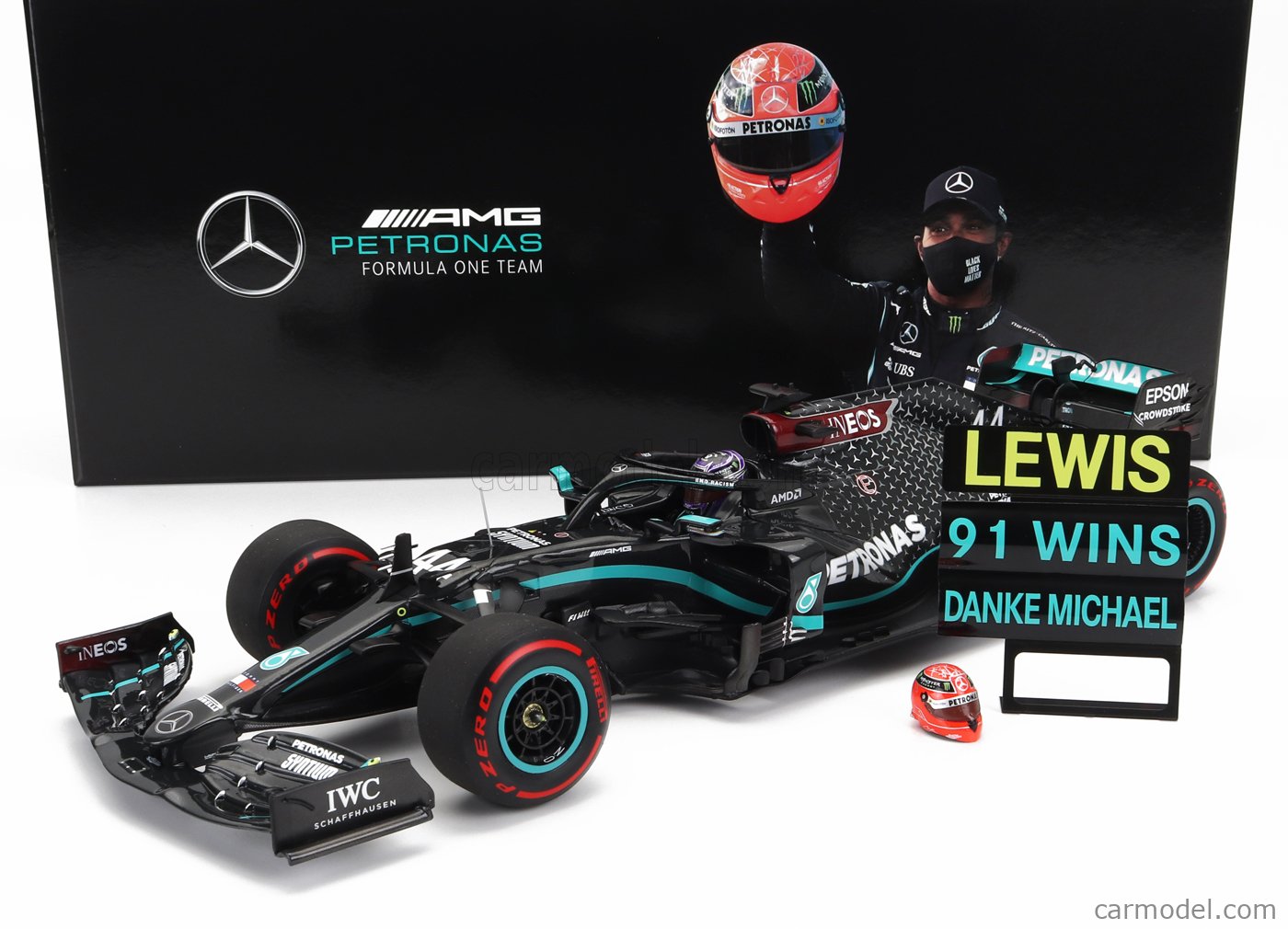 MINICHAMPS Mercedes F1 W11 EQ Performance Hamilton 1/18 110200244 - JJMstore