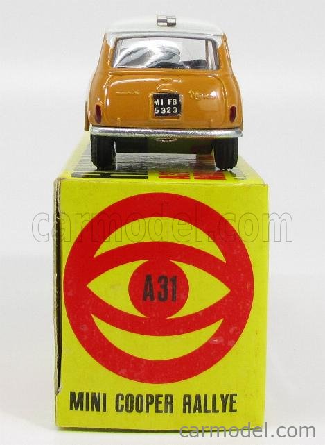 Miniature Mebetoys Gran Toros A31 - Mini Cooper Rallye (Feux Moulés) - Occasion En Boîte