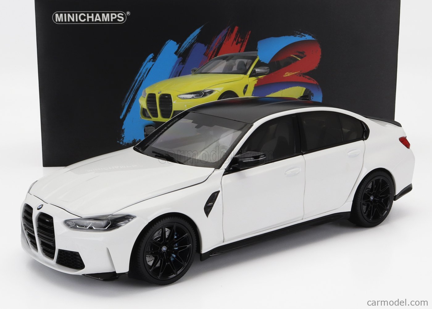 BMW M3 G80 White Minichamps 1/18