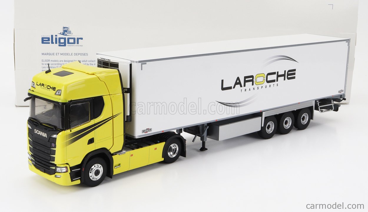 Camion remorque ELIGOR scania Perrier grand volume - Collection