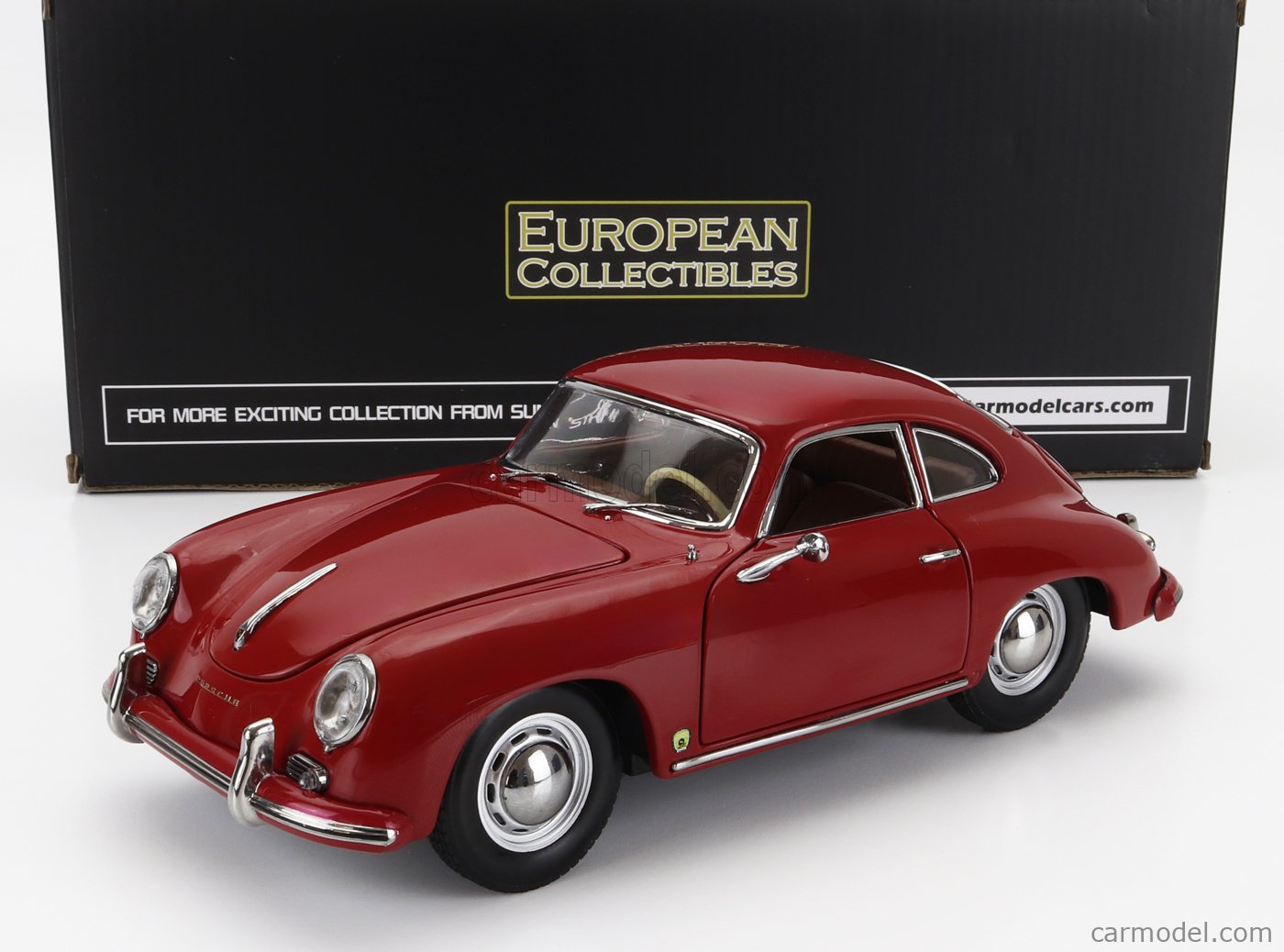 1500　Red　Porsche　ミニカー　GT　レッド-　ダイキャストモデル　Sun　ポルシェ　サンスター　Star　GS　1957　Polyantha　1/18　356A　1957年モデル　Carrera