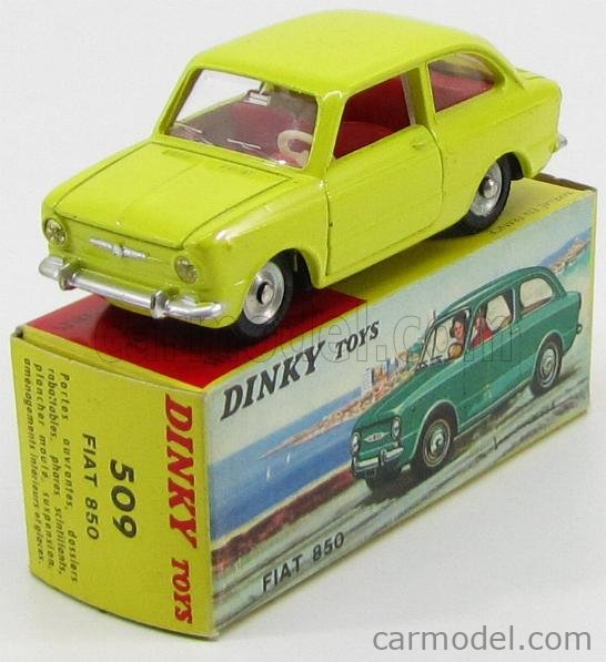 DINKY FRANCE 509 Scale 1/43 | FIAT 850 YELLOW