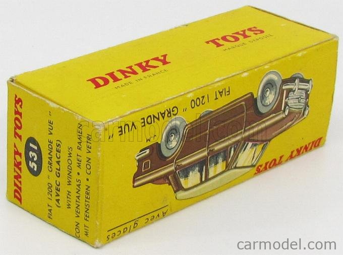 Dinky Toys France 531 - Fiat 1200 Grande Vue - Jantes Concaves - Dans Sa Boîte