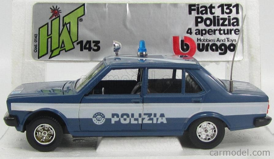 POLISTIL FIAT 131 POLIZIA 1/43 (ENVOI MONDIAL RELAY
