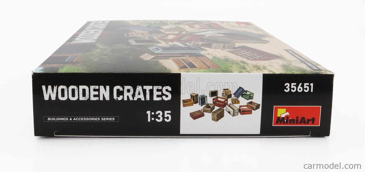 MINIART 35651 Scale 1/35 | ACCESSORIES WOODEN CRATES