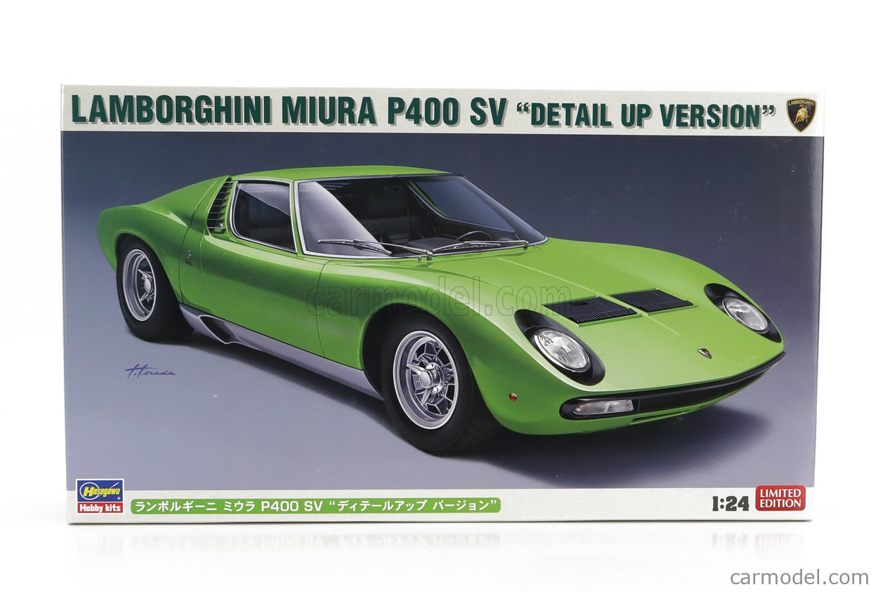 Lamborghini Miura Grise échelle 1/18 ANSON - Miniature Collection Zamak