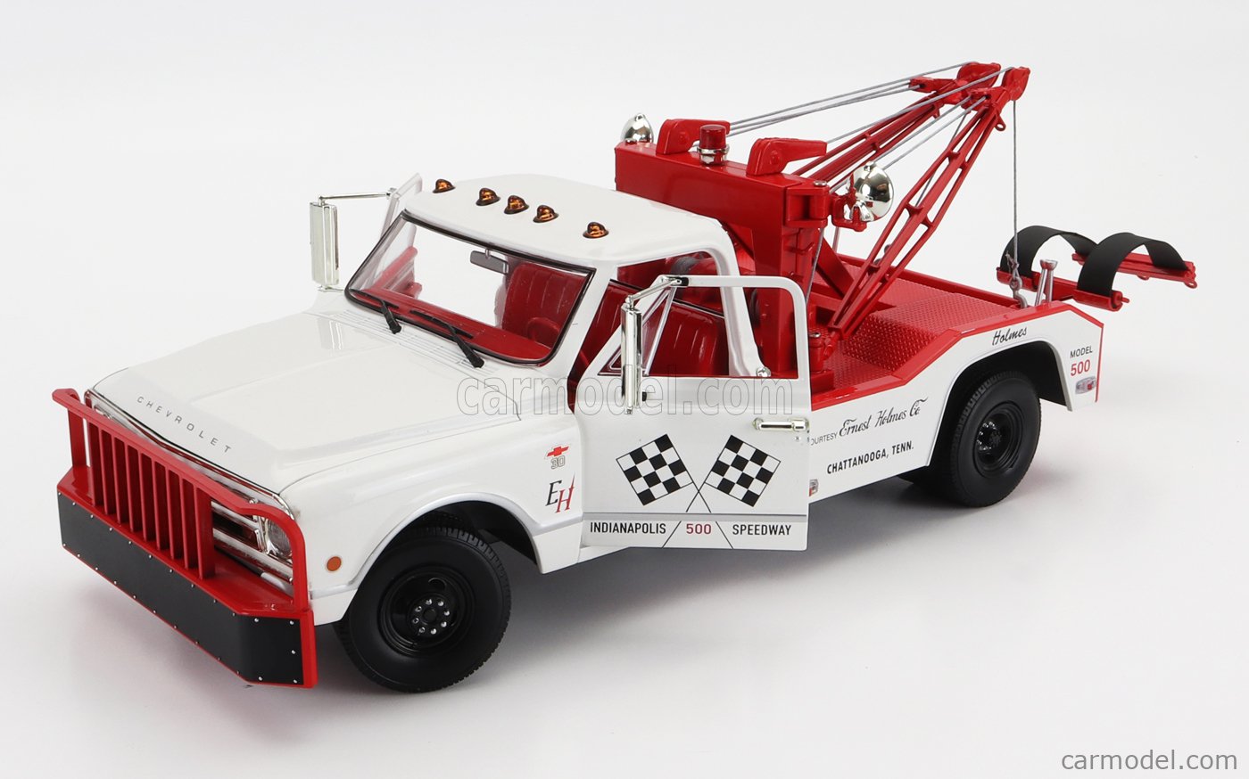 Modèle Réduit 1:18 Greenlight - Chevrolet C-30 Dépanneuse Indy 500 1969 - Collection Voiture Miniature