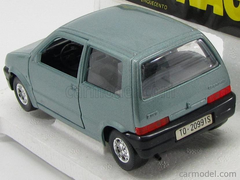 BURAGO 0194 Scala 1/24  FIAT 500 1994 LIGHT GREEN MET